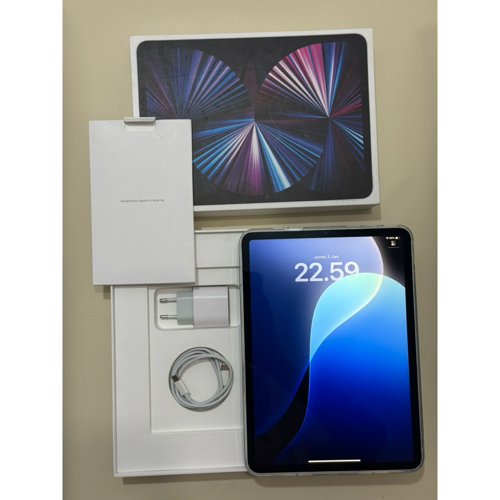 Ipad Pro 11 inch M1 (Gen 3 2021) 4G 512gb - Wifi + Cell - Resmi Indo