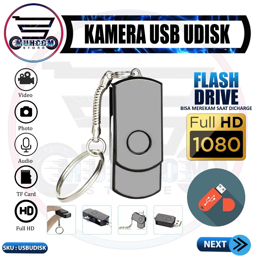 MuhcomStore Spy Camera Hidden Mini USB Flash Disk U-Disk DVR Full HD 1080p Motion Detection USBUDISK