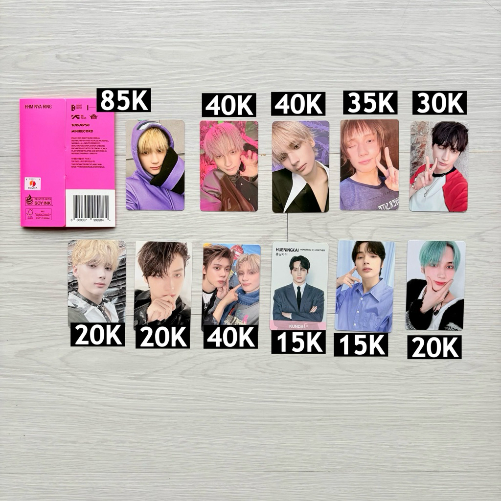 TXT HUENINGKAI PHOTOCARD OFFICIAL | TOMORROW X TOGETHER PC