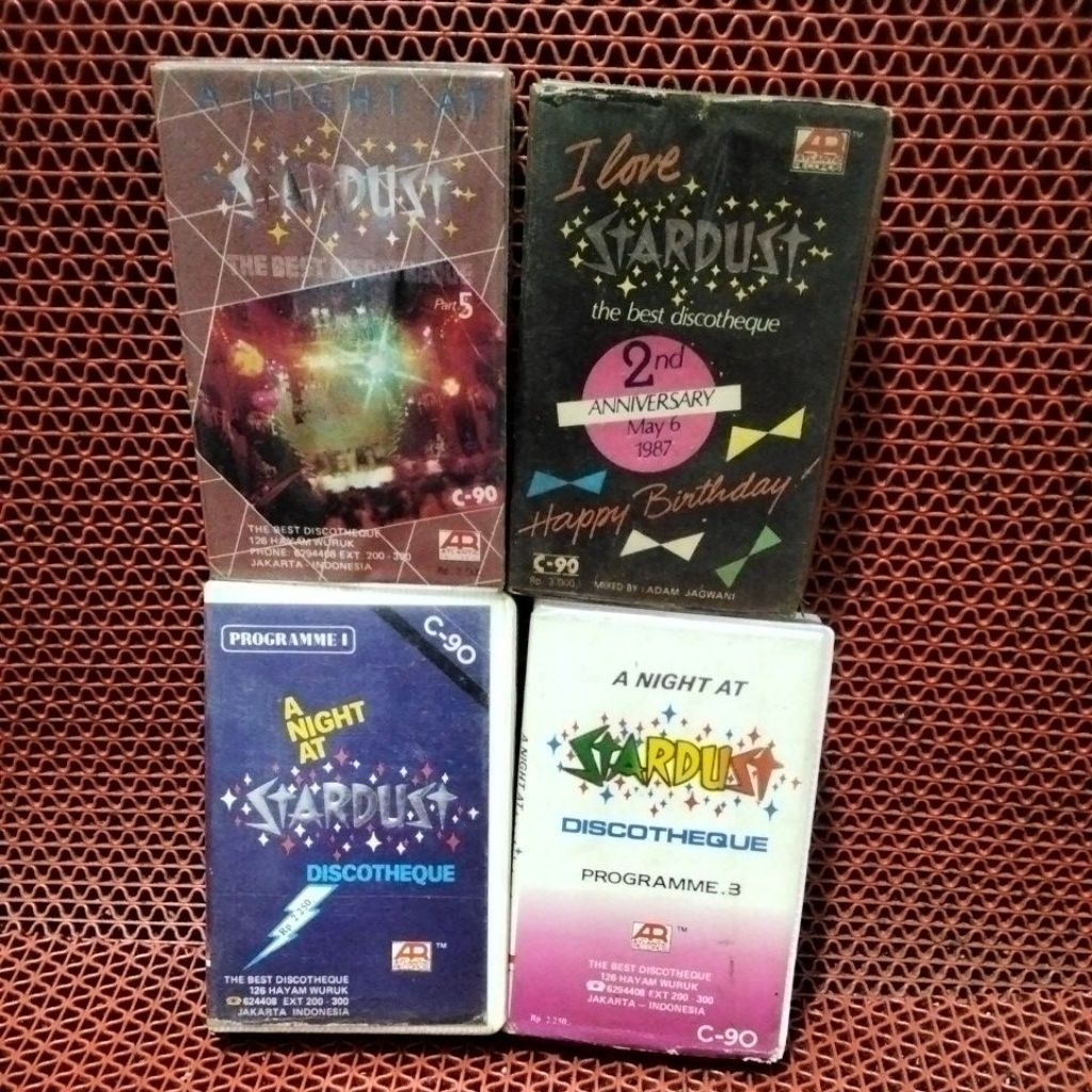 KASET PITA STARDUST DISCOTHEQUE, DIJUAL SATUAN, CHAT JUDULNYA KEPENJUAL, BEBAS PILIH,100% ORIGINAL C