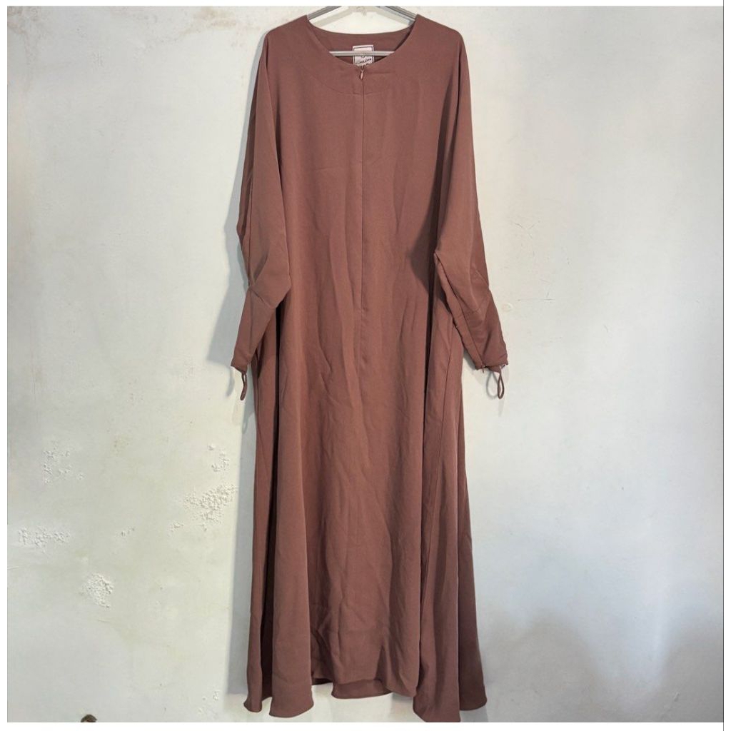 (Bisa SPLIT PAYMENT) PL ELMADINA Abaya pop Gamis wanita anti UV syari timeless abaya loose simple no