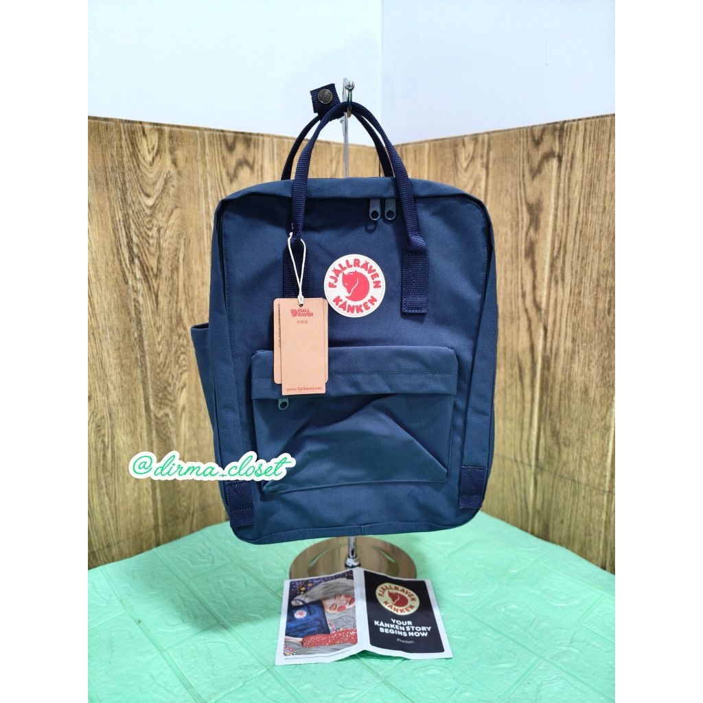 NEW - Original Kanken Medium Backpack "Navy" / Tas Ransel Kanken Medium