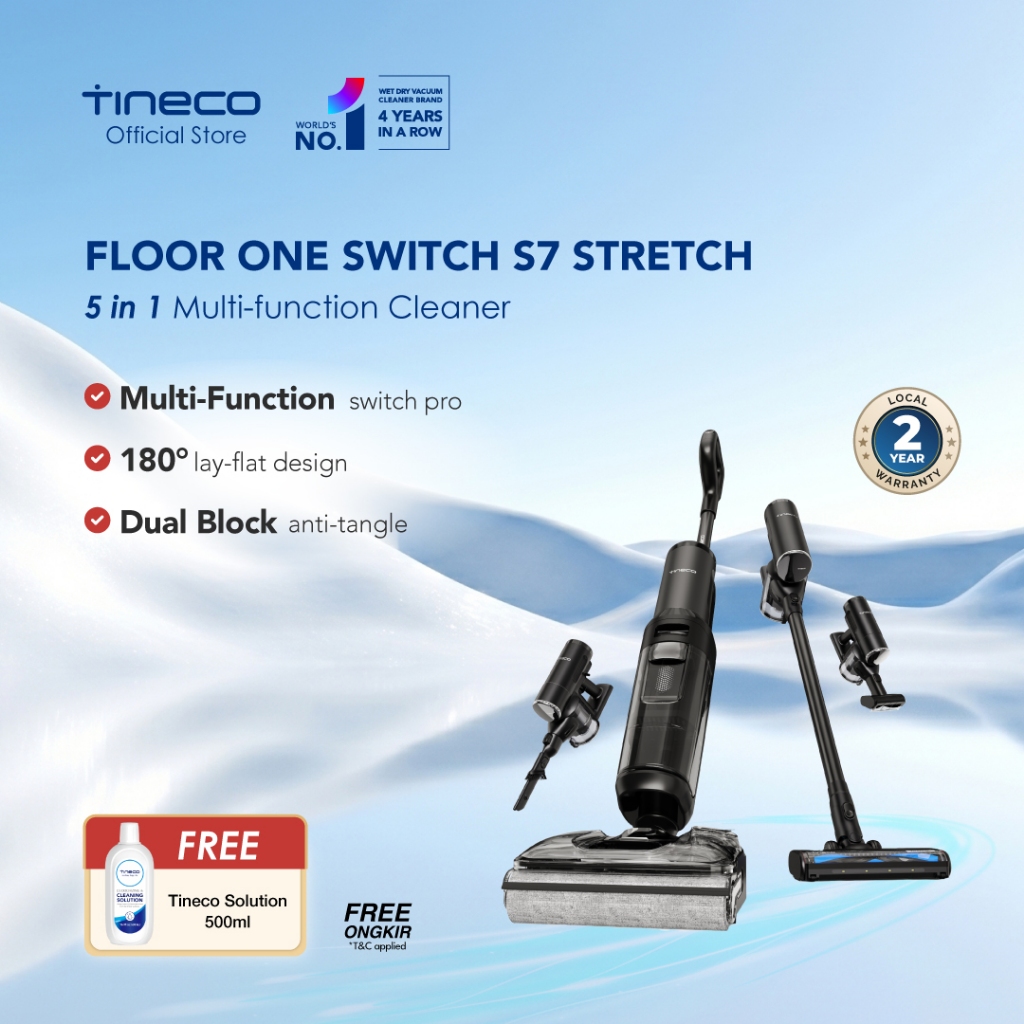 Tineco Floor ONE Switch S7 Vacuum Cleaner - Tineco