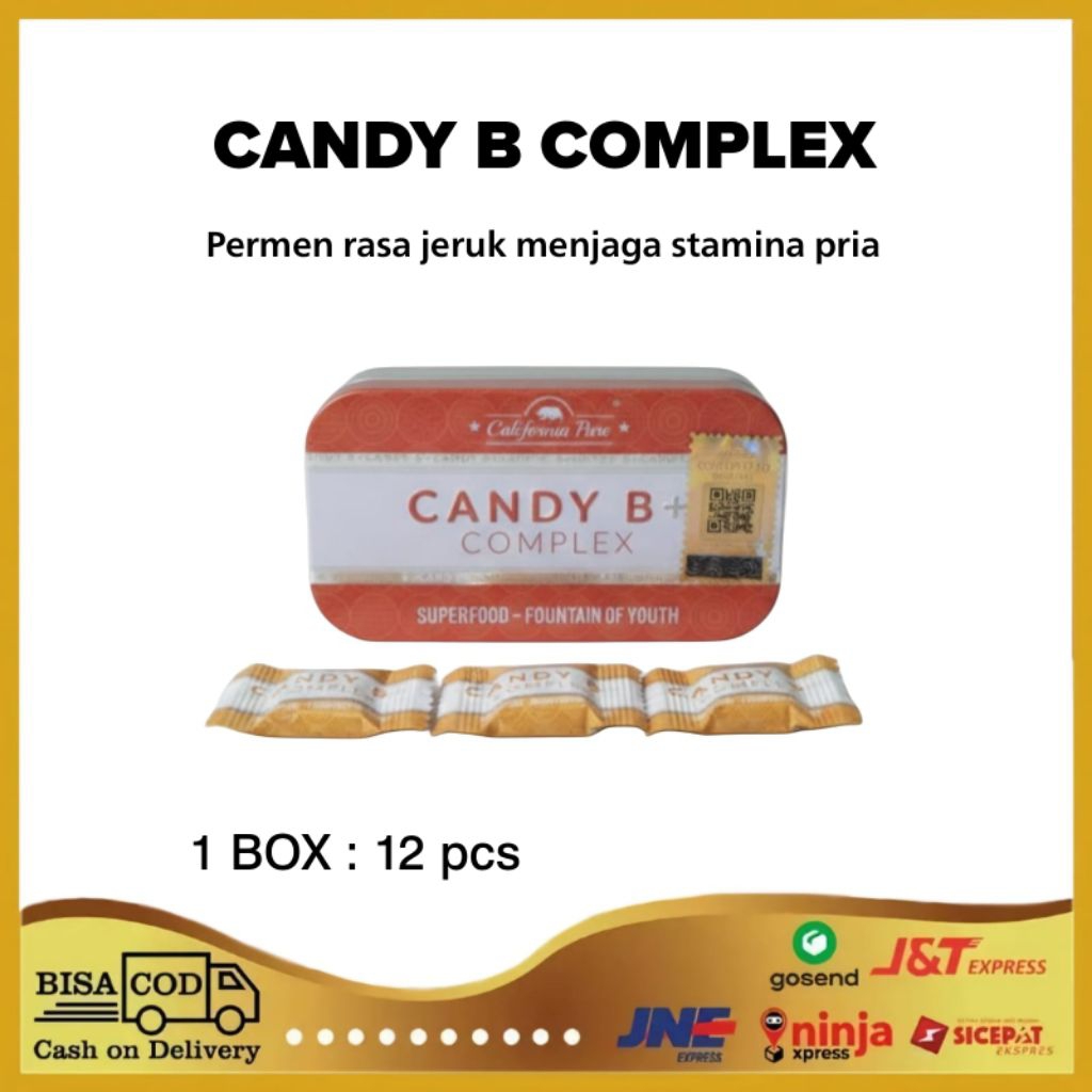 Candy Jeruk b complex isi 12 Import