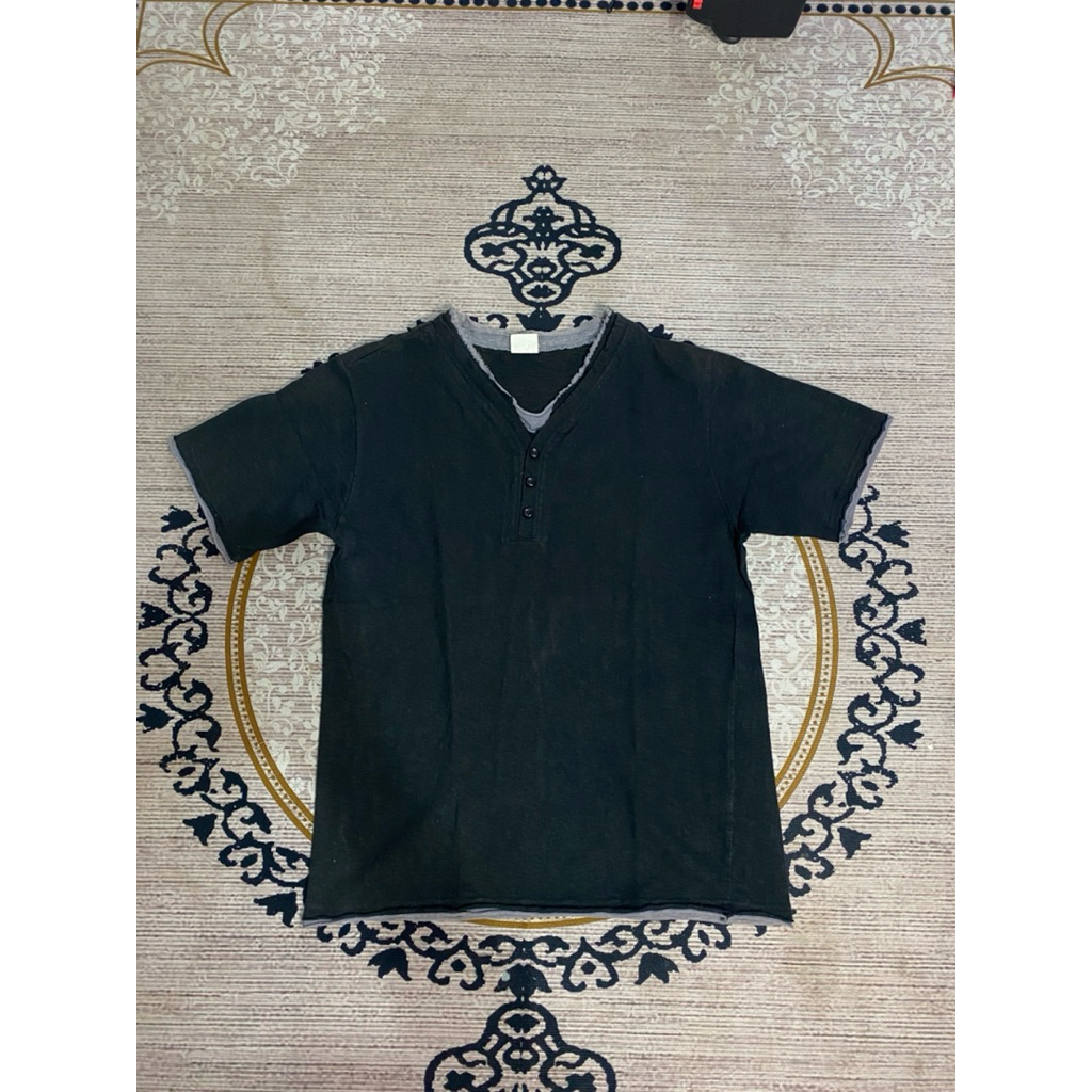 Kaos emo y2k grunge gothic Beaumere double layerd