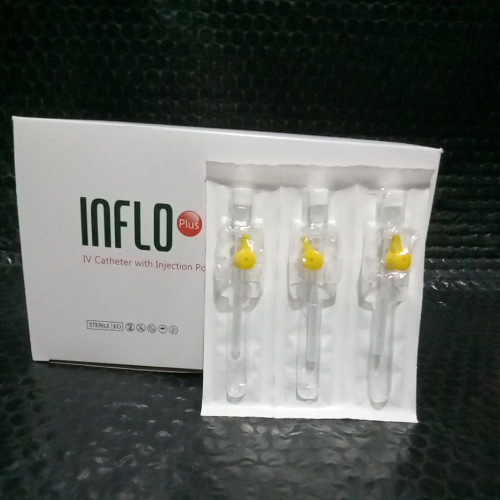 inflo plus 24G eceran/satuan inflo 24G wings