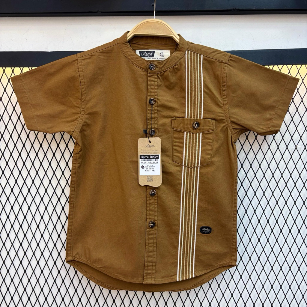 KEMKO AGERA/BAJU KEMEJA KOKO ANAK AGERA JUNIOR/ATASAN ANAK MUSLIM