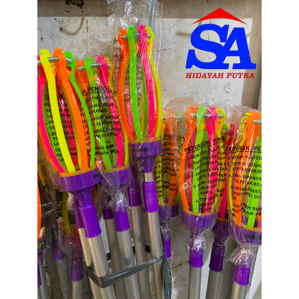 (Murah) Stik lampu /Tongkat lampu / Satu Set Tongkat dan Kepala /Stik Lampu Jumbo