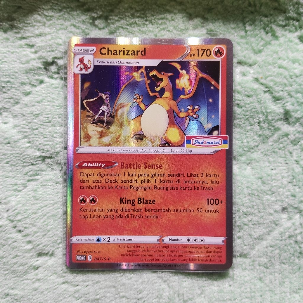 Charizard Promo Indomaret Foil 047/S-P Kartu Pokemon