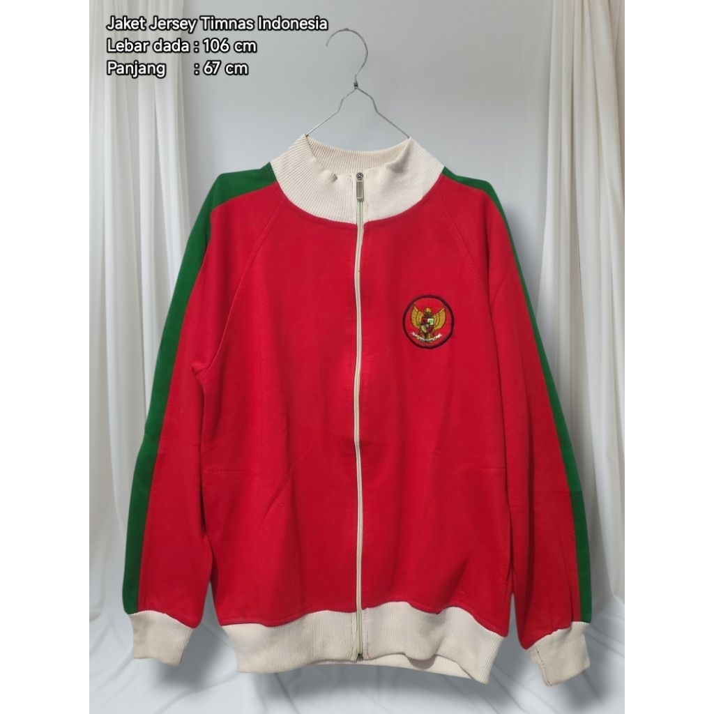 (Preloved) Jaket Jersey Timnas Indonesia