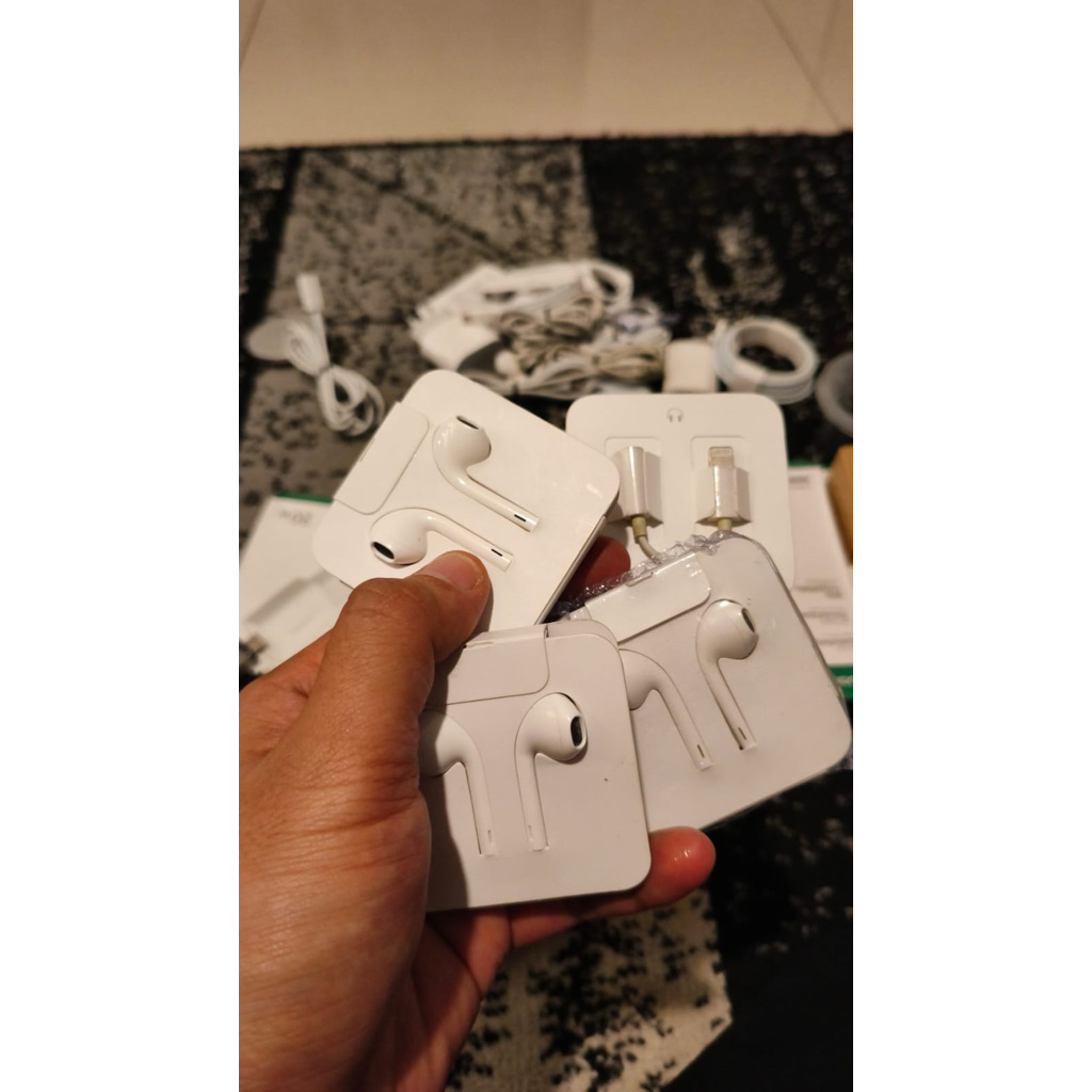 earphone lightning ori cabutan