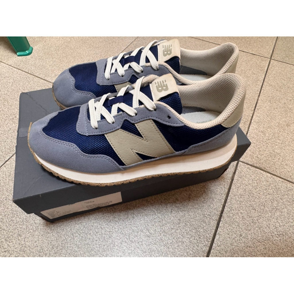 NB 237 INKWELL BIRU DENIM WIDE 38,5 PRELOVED SECOND LIKE NEW