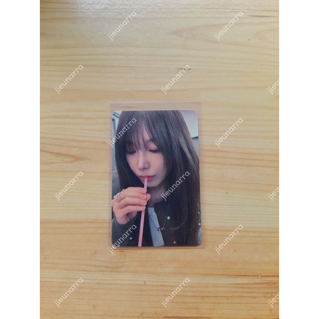 Jeong Eunji Apink Official Photocard - PC Special Drink Offline Cafe Apple Music