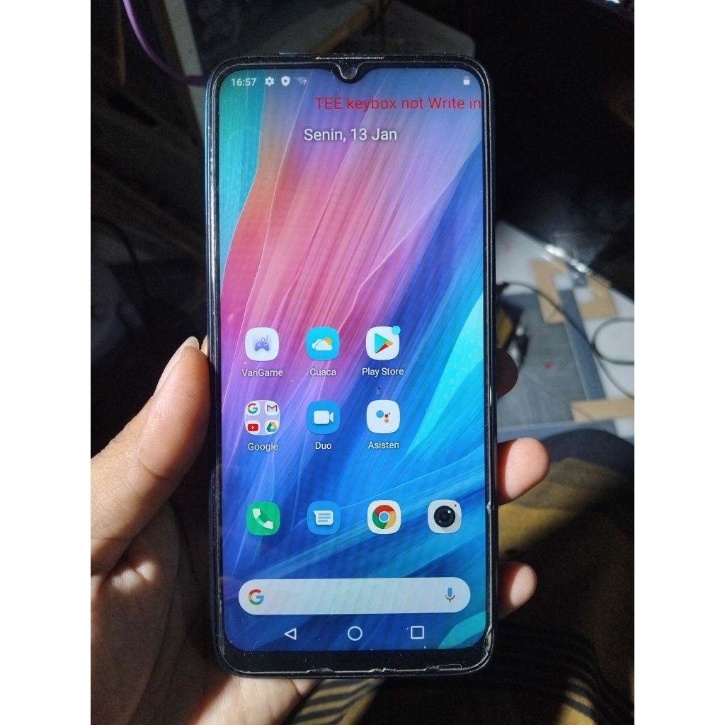 mesin advan G9 pro minus
