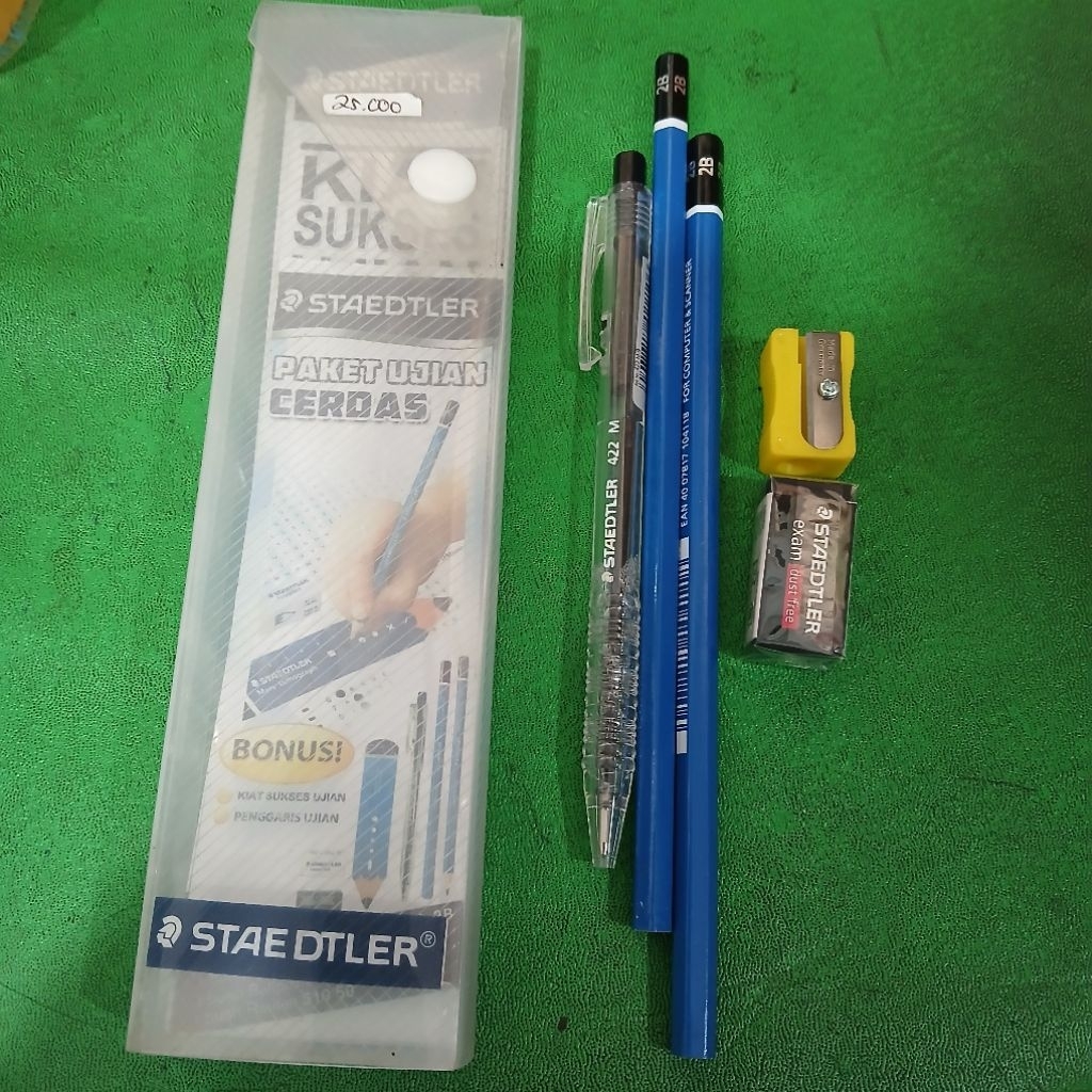 PAKET SET UJIAN STAEDTLER 2B  RAJA LJK ANTI GAGAL