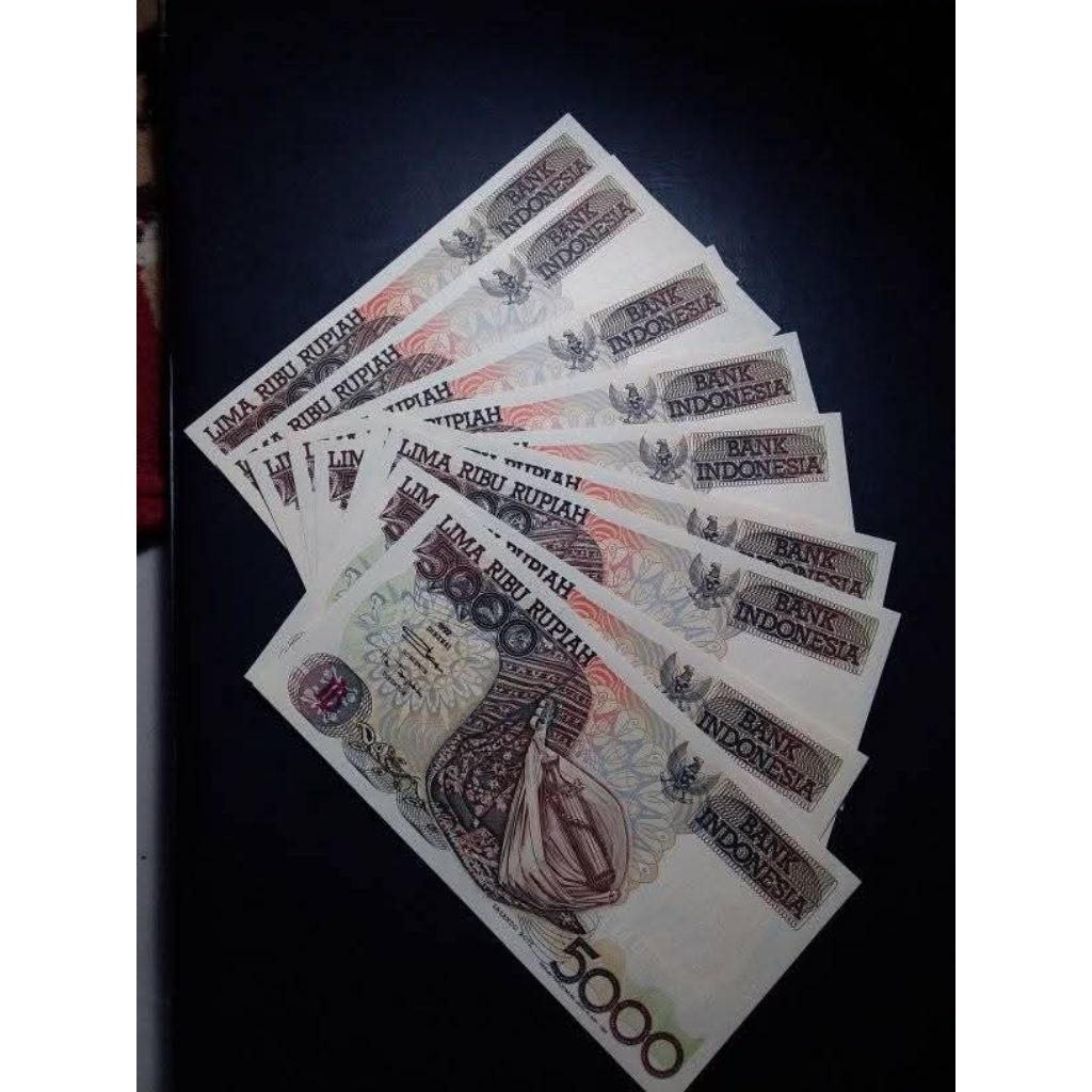 Uang Kuno 5000 rupiah tahun 1992 Sasando