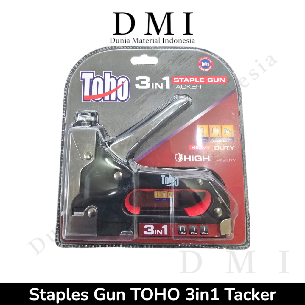 Staples Gun TOHO 3in1 Tacker | Tembakan Staples | Staples Tembak | Alat Staples Tembak