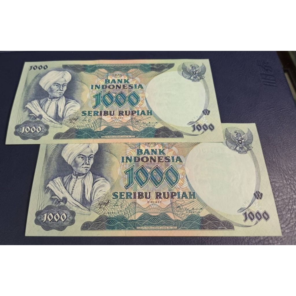 Uang Kuno 1000 Rupiah Diponegoro tahun 1975