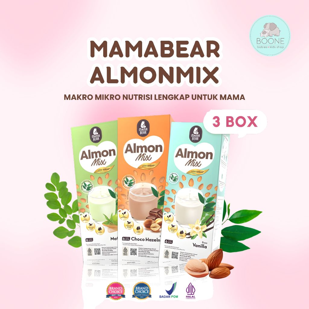 Mamabear almon mix less sugar