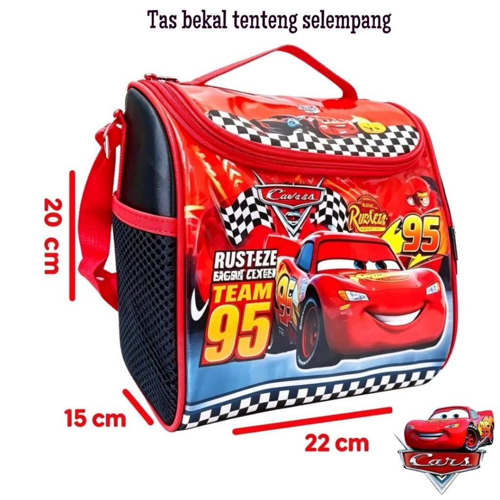 tas bekal tenteng slempang Mcqueen