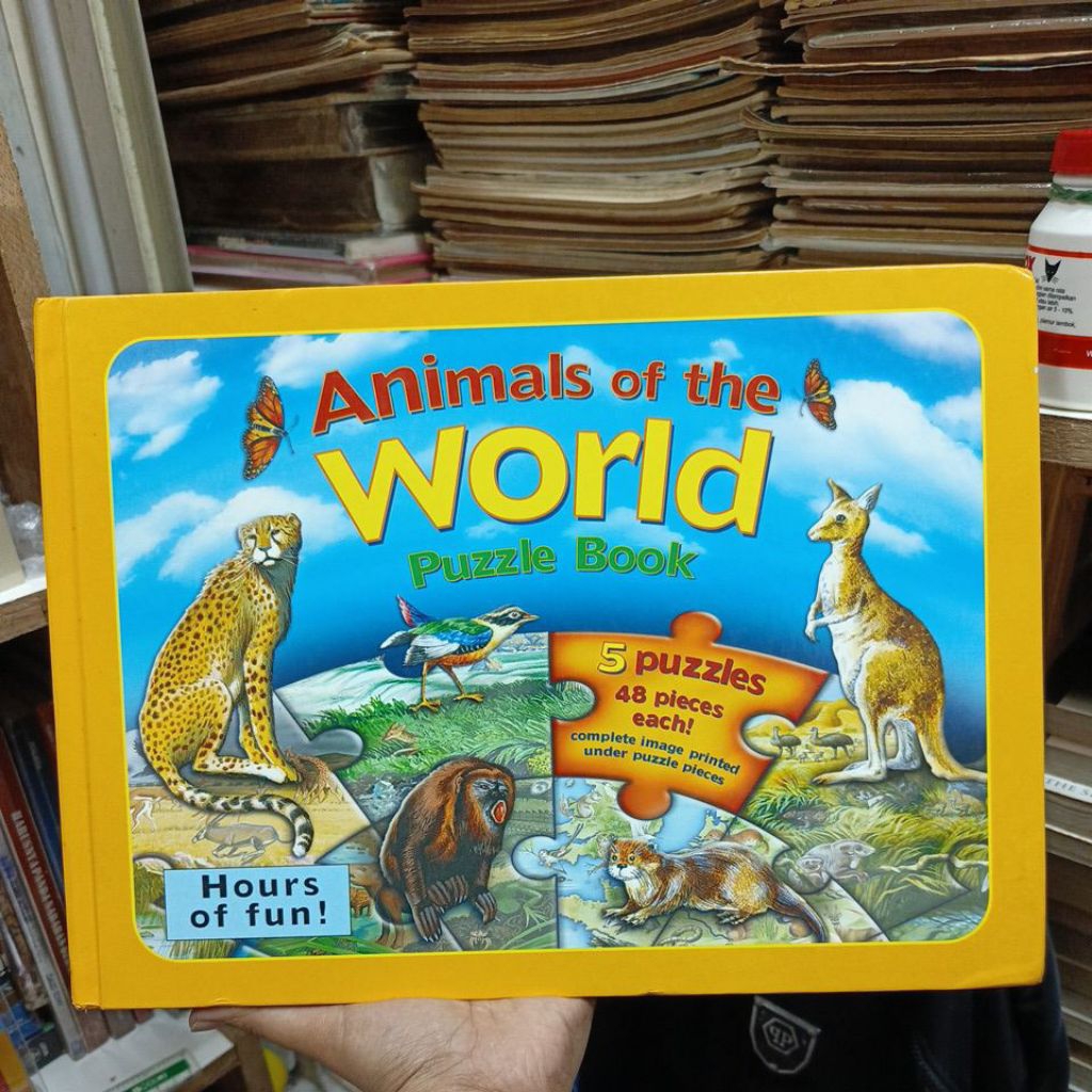 Animals of The World Puzzle Book