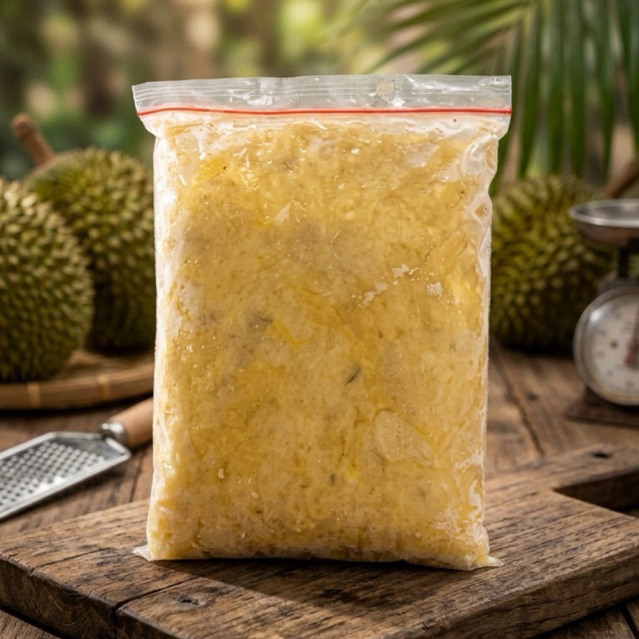 Daging Durian 1kg (100% Daging Durian)