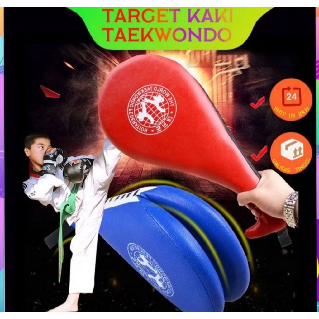 DOUBLE TARGET TAEKWONDO FOOT TARGET ALAT LATIHAN TAEKWONDO