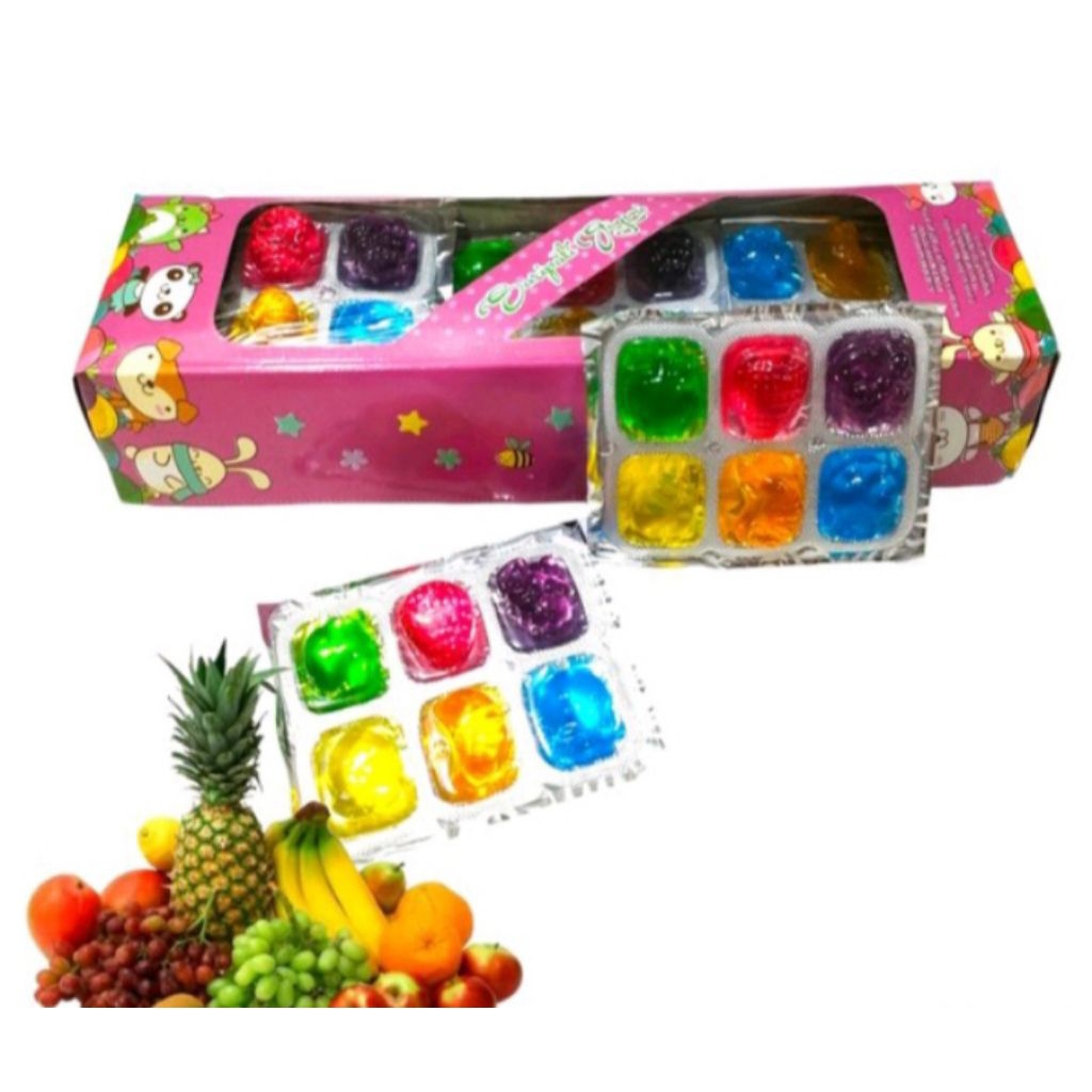 Saripati buah jelly gogoni isi 15