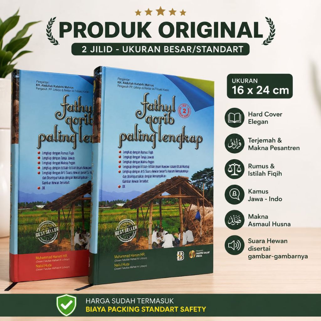Terjemah Fathul Qorib Paling Lengkap Jilid 1 & 2 Besar Makna Pesantren Fathul Qarib Rumus Fiqih Refe