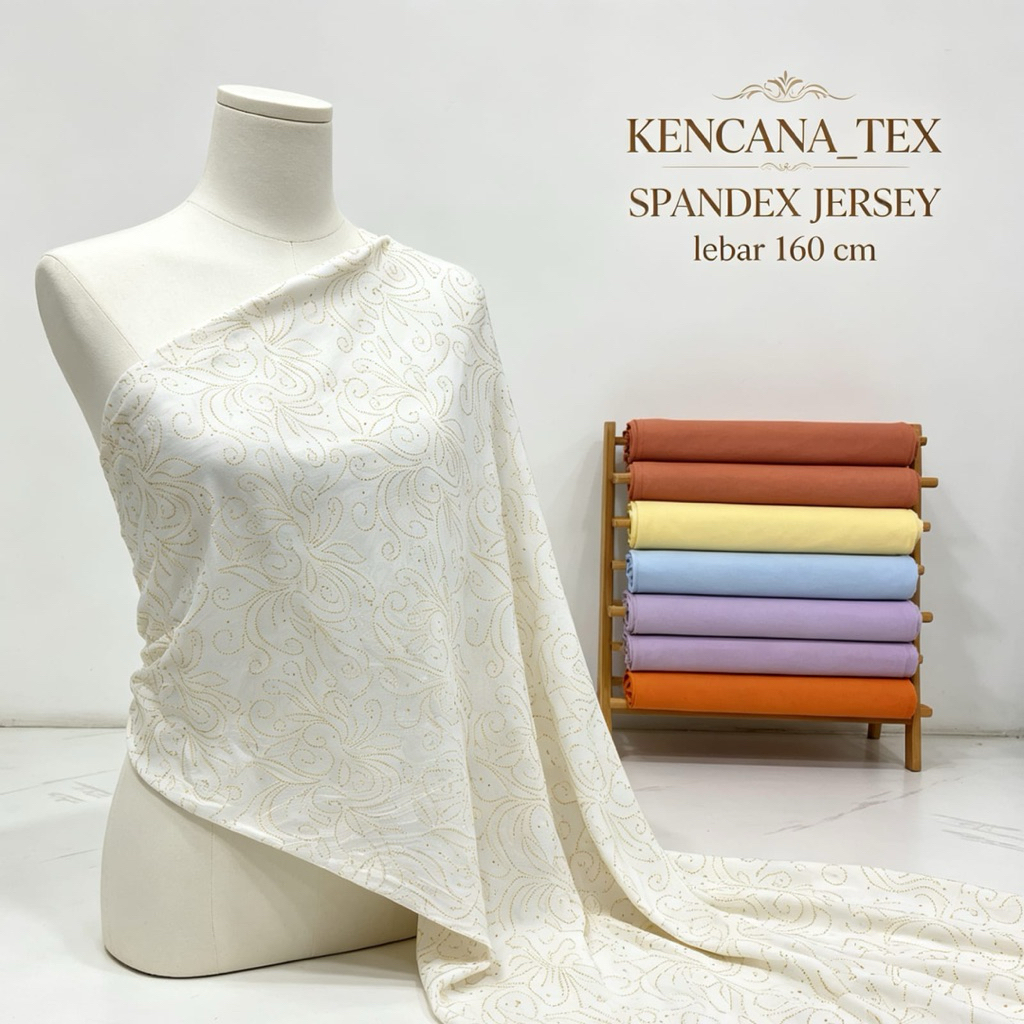 kain spandex jersey glitter - kain jersey spandex - kain spandex stereatch jersey - kain jersey