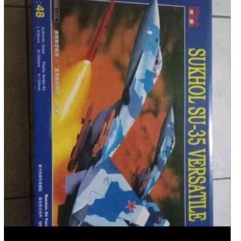 model kit pesawat SU-35 (1:48)