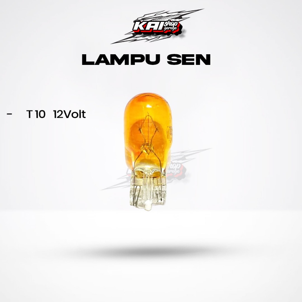 Lampu Bohlam Sein Senja Untuk Semua Motor Honda Yamaha Suzuki - (Harga SATUAN)