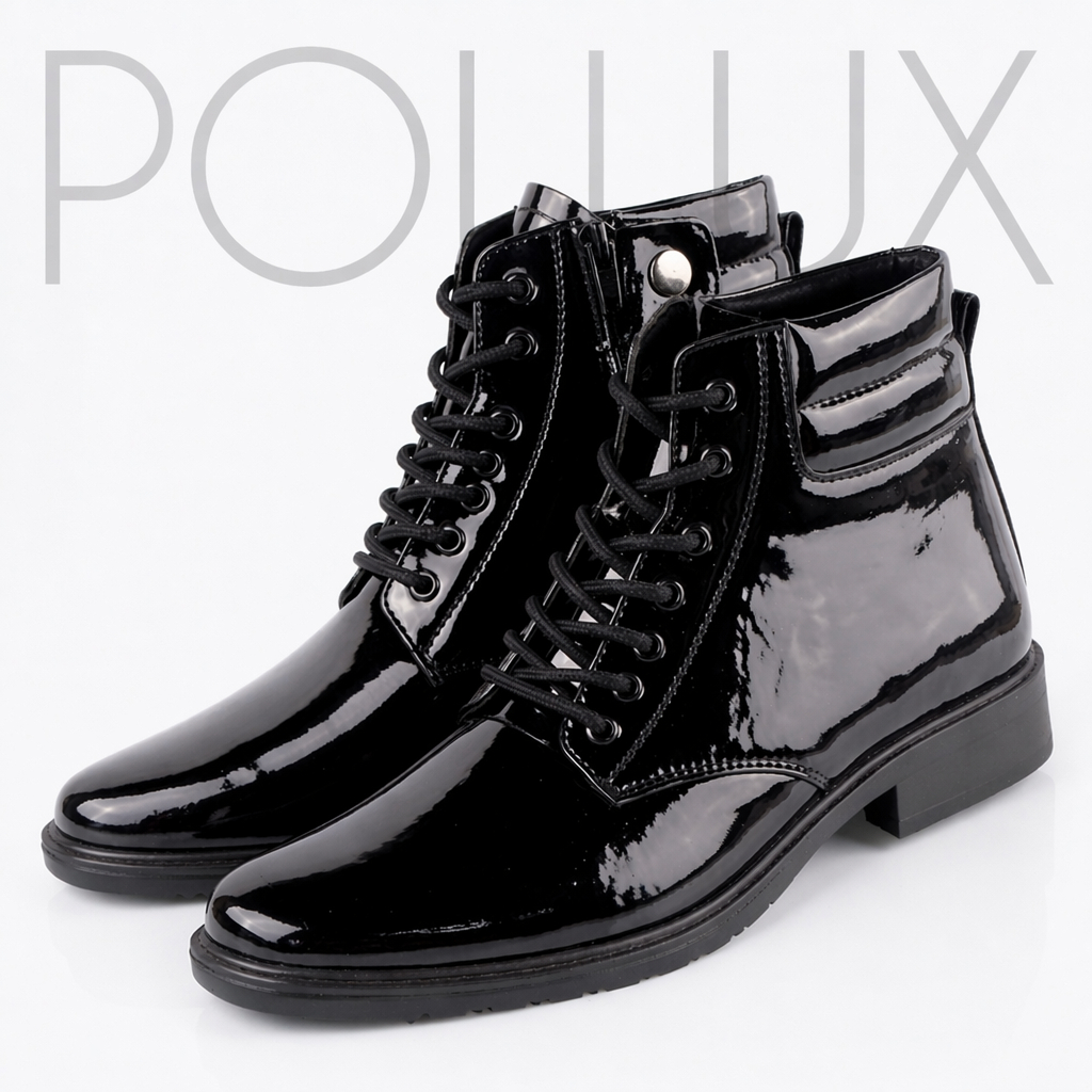 Pdh Satpam Security Sepatu Dinas Hitam Tali Ikat Pria untuk Satpam Security TNI Polri Security Sepat