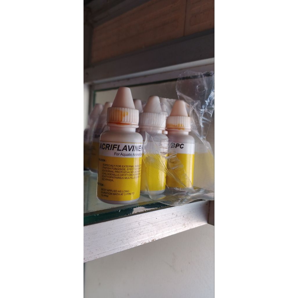 Acriflavine HCL Ori Murni obat kuning antiseptik ikan infeksi luka sisik katarak jamur white spot aq