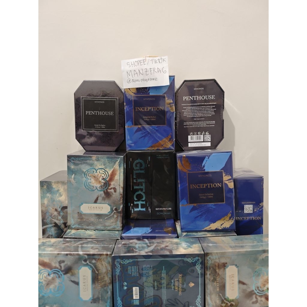 [READY SEGEL] ALL VARIAN VELIXIR & MYKONOS || Mykonos Penthouse 100ml || Inception 100ml || Mykonos 