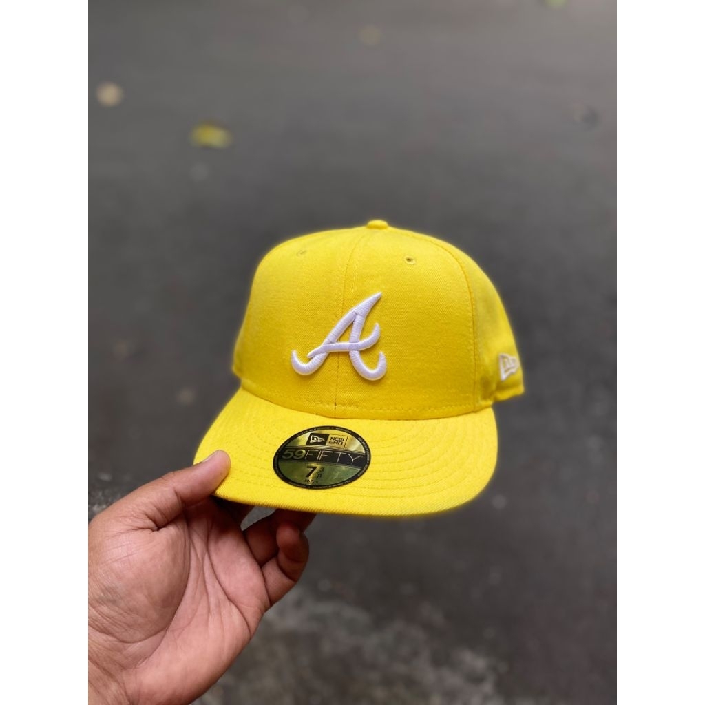 Topi Second Branded Original New Era Atlanta Braves