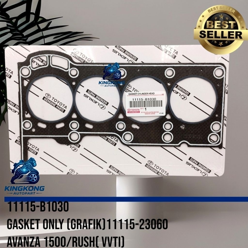 11115-B1030 GASKET ONLY/ PACKING CYLINDER KOP ( GRAFIT) 11115-23060 AVANZA 1500/ RUSH VVTI