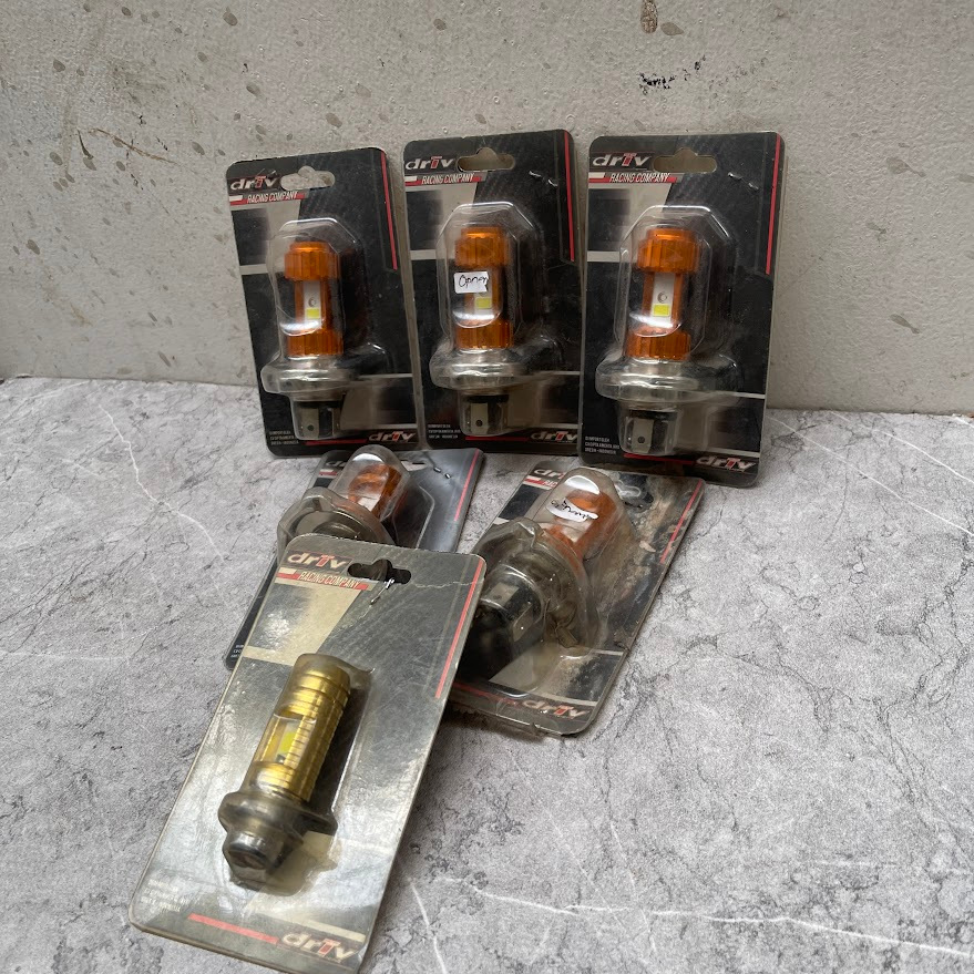 Bohlam Lampu Led laser H4 h6 warna Kuning Driv Motor Beat Vario supra Dll