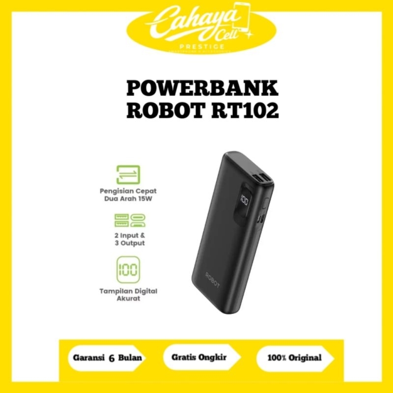 POWERBANK ROBOT RT102 | GARANSI RESMI