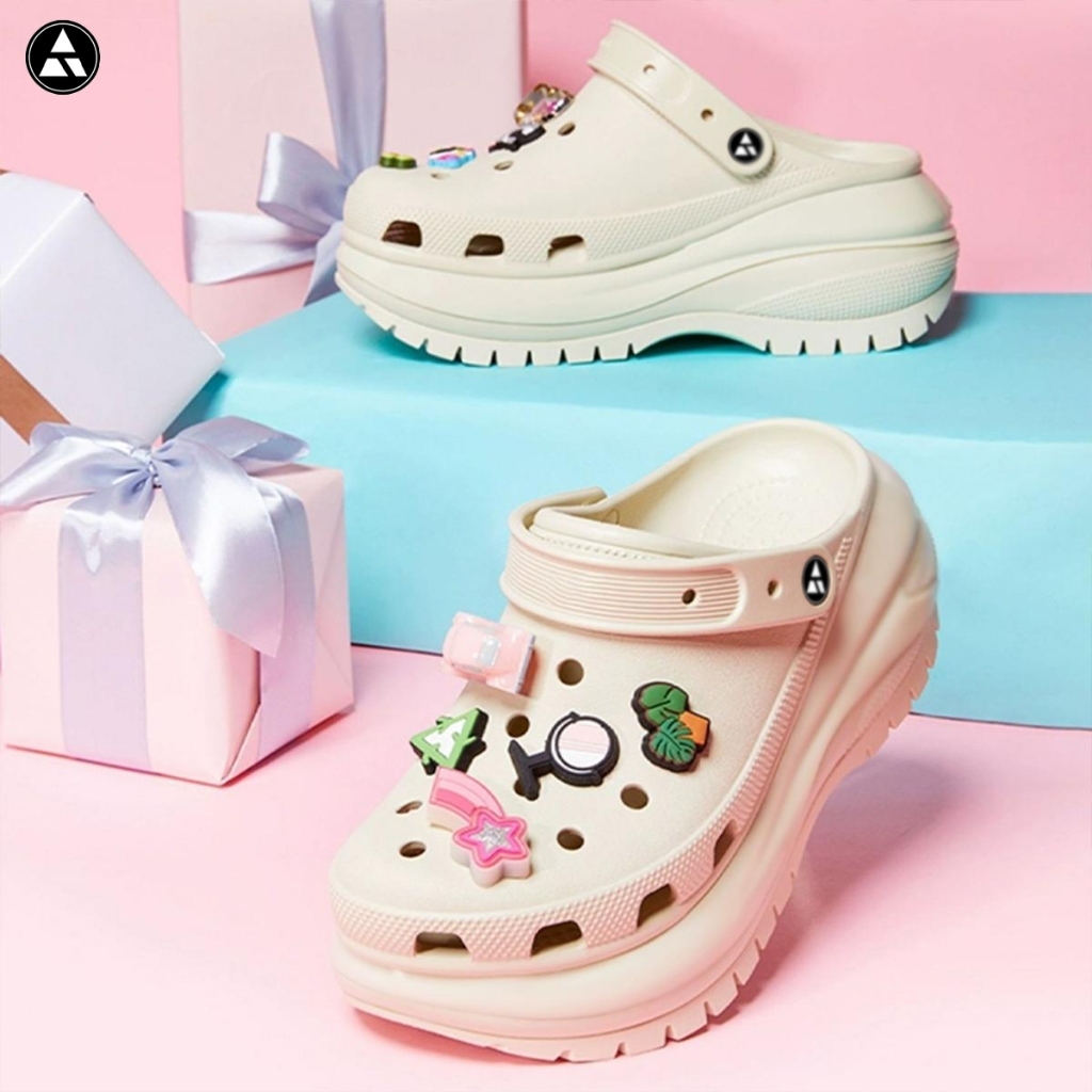 DertA' Sandal Baim Wanita Fuji Terbaru Sendal Jelly Wedges Sandal Kodok Classic Meca Anti Slip Katak