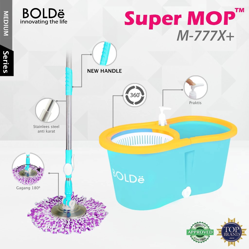 Bolde SUPER MOp BOLDe Pel Lantai / Super Mop M-777X+