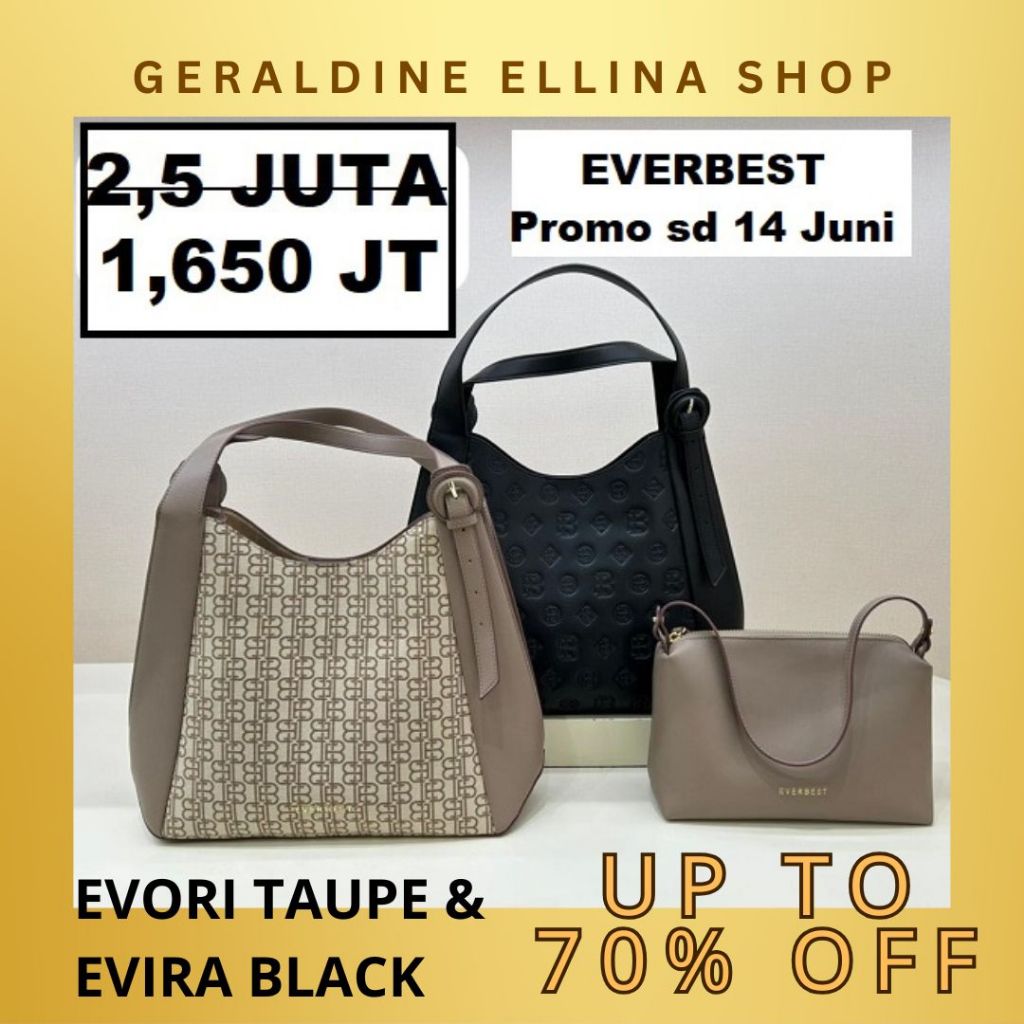 Tas mini bag Everbest wanita sale 100% original seri EVORI