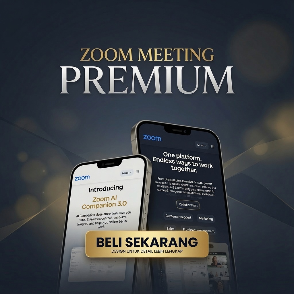 Zoom Meeting Premium Indonesia - Fitur Lengkap, Harga Terjangkau