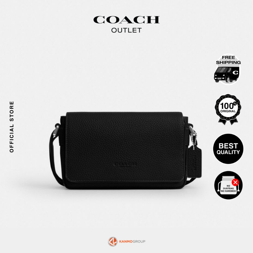 Coach Jack Small Flap Crossbody Bag - Tas Selempang Pria