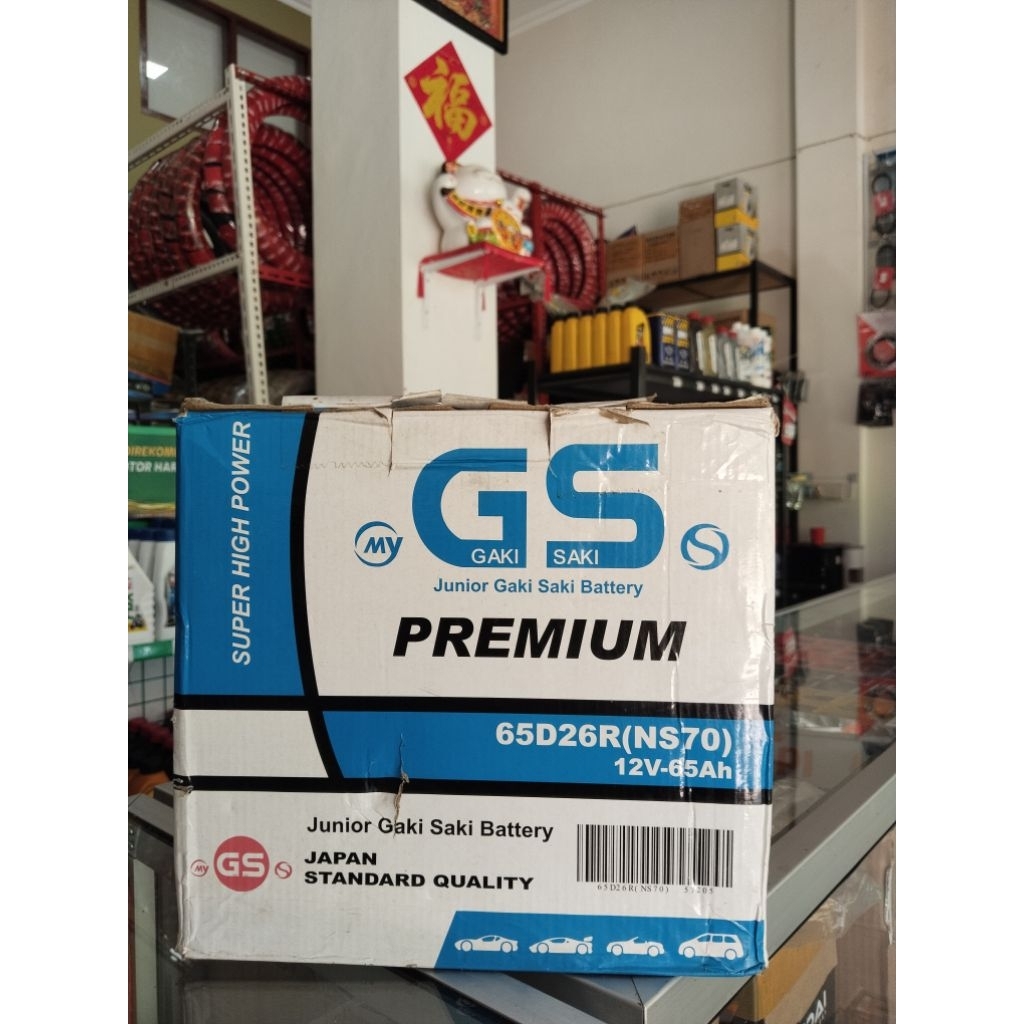 ACCU GS BASAH NS40, NS40Z, N50, N70, NS80LS