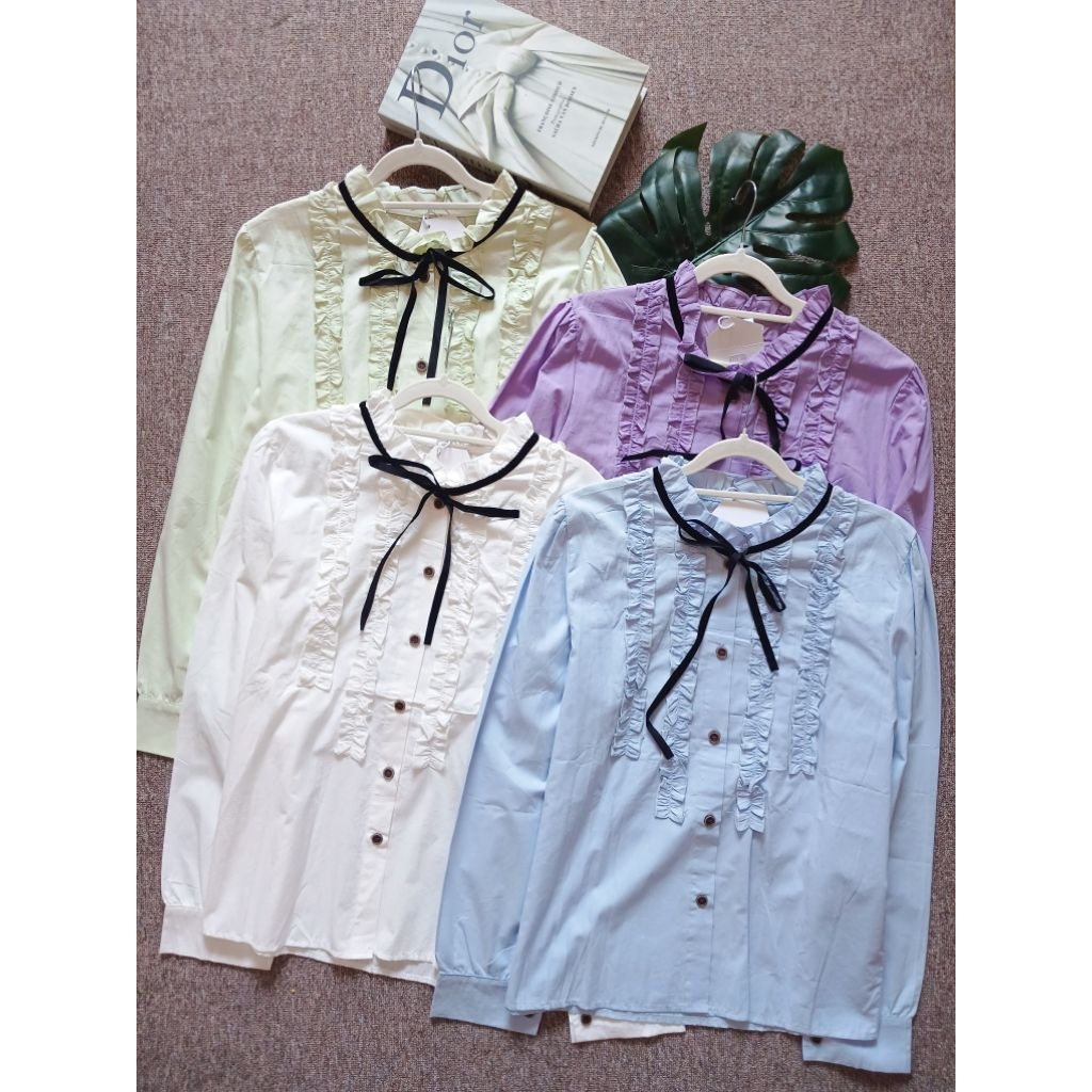 KEMEJA WANITA KOREAN LOOK//TIFFANY SHIRT