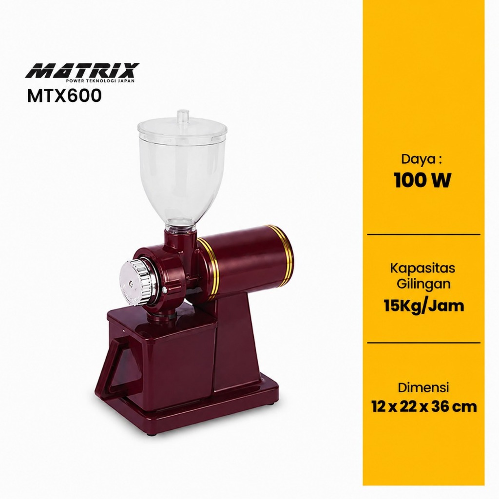 Matrix MTX-600 Coffee Grinder - Penggiling Kopi