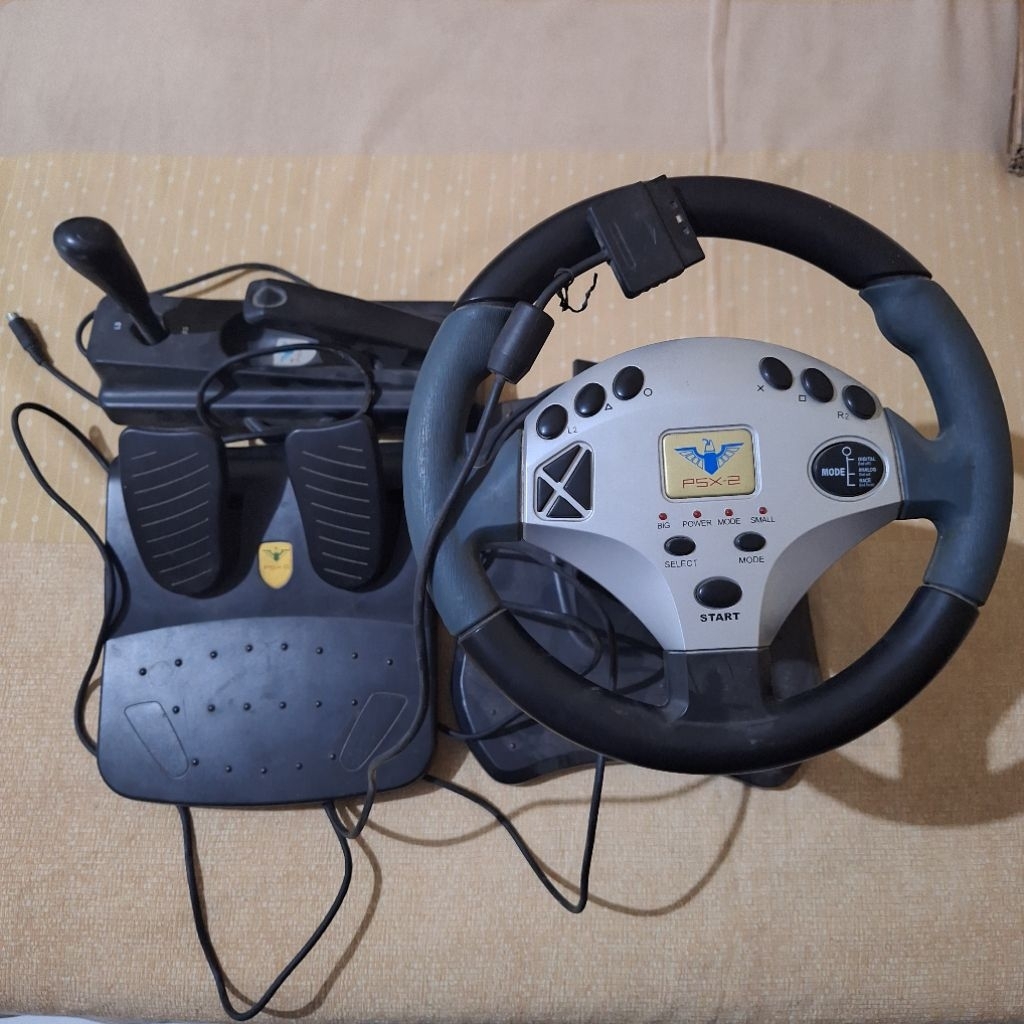 Steering Wheel PS1 PS2 PSX P&D Trans Wheel