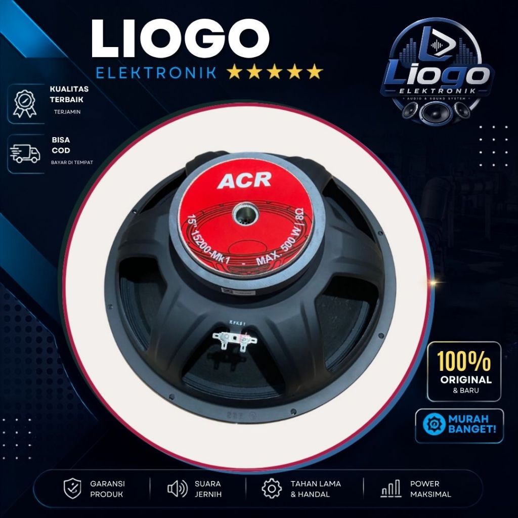 Speaker ACR 15 Inch ACR 15200 MK1 ACR Fullrange 15 Inch 15200 MK1