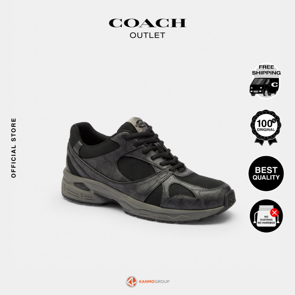 Coach Sport Sneaker In Signature Canvas - Sepatu Sneakers Pria